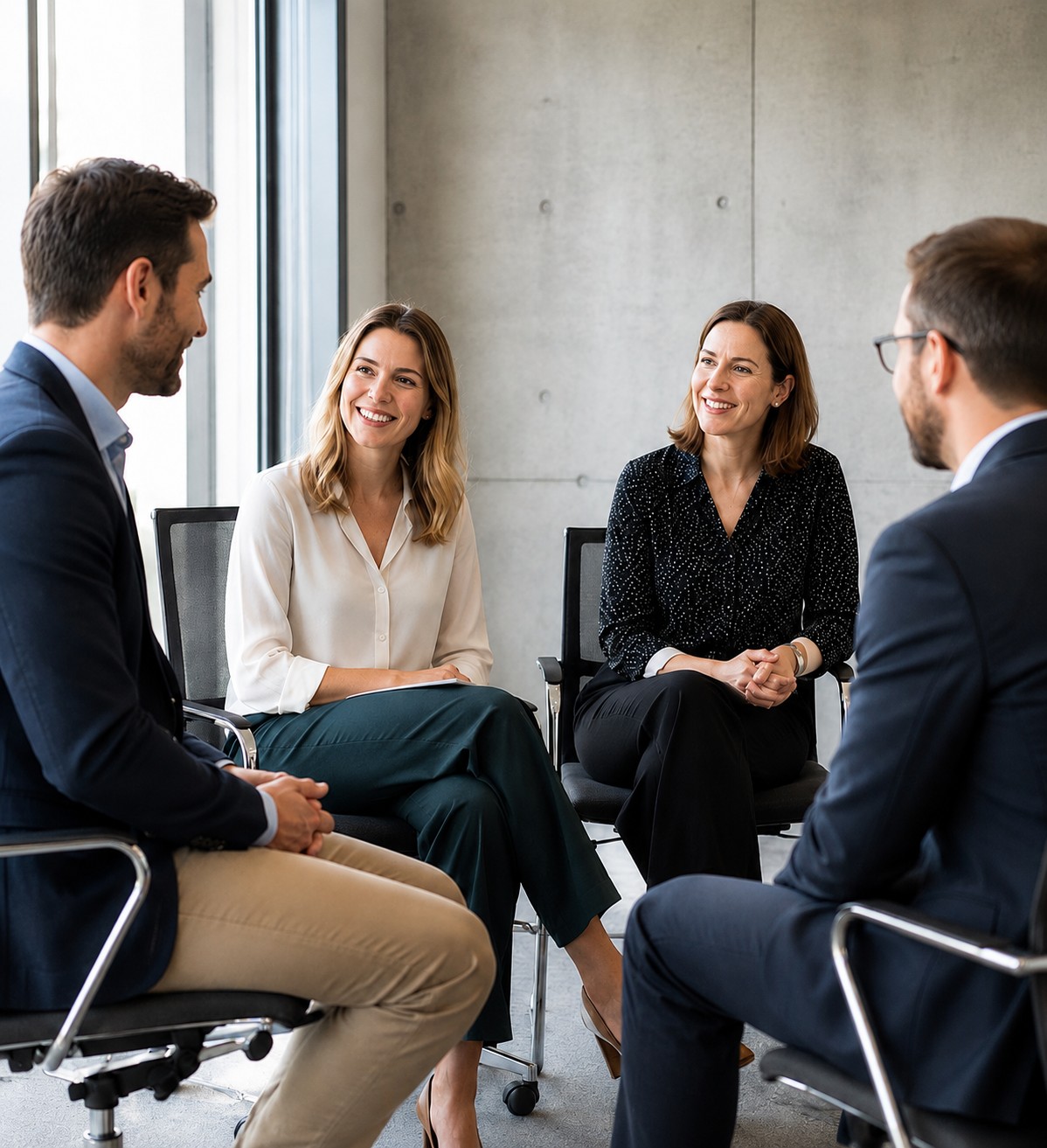 Equipo de Recursos Humanos en reunión corporativa - Citymed